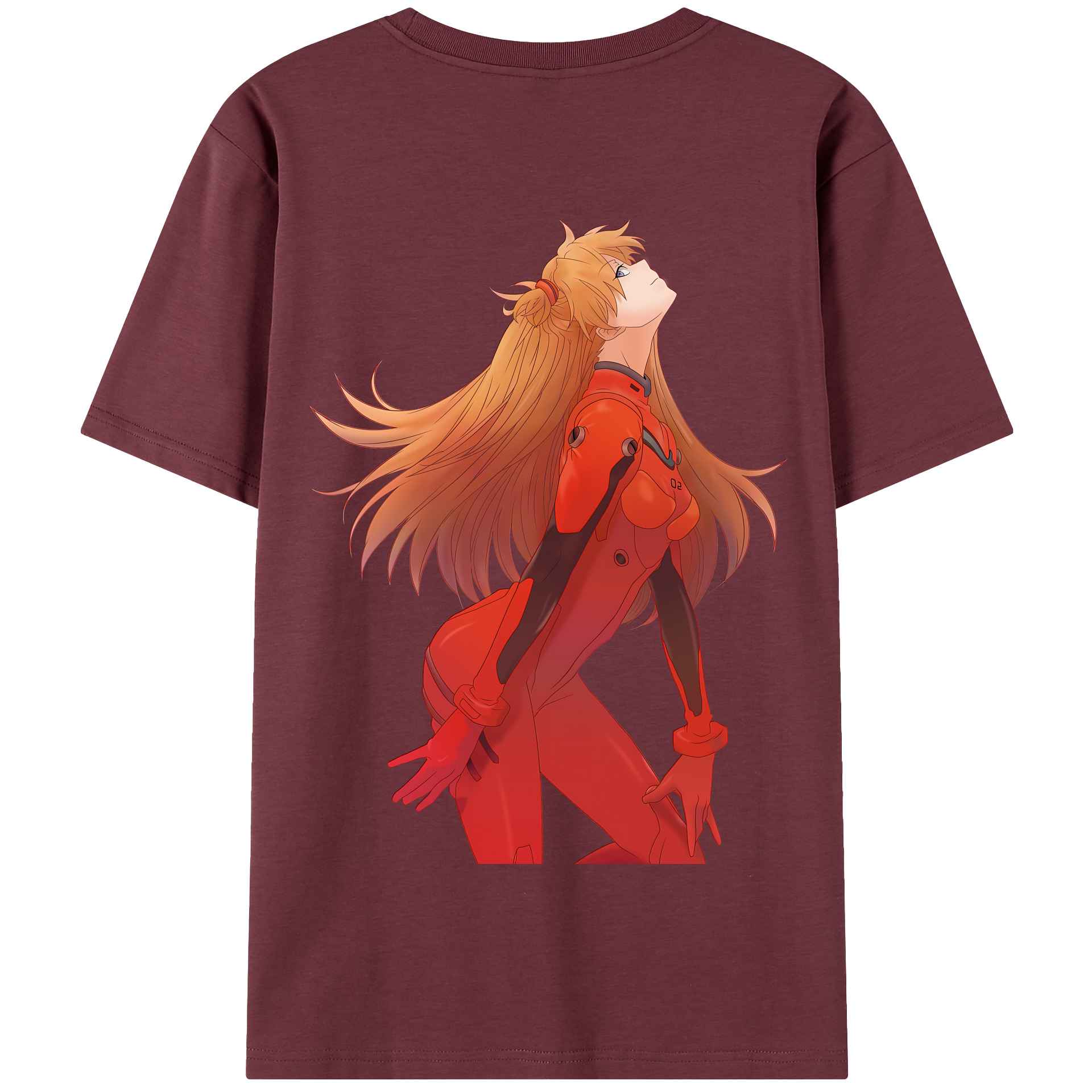 （画像用） EVA 新世紀エヴァンゲリオン 綿100％半袖Tシャツ（背面プリント）
